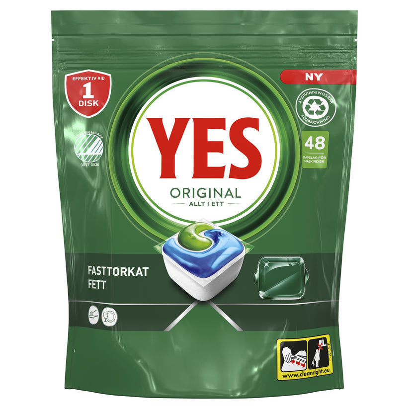 Yes Maskindisktabletter All in One Original 99-Pack