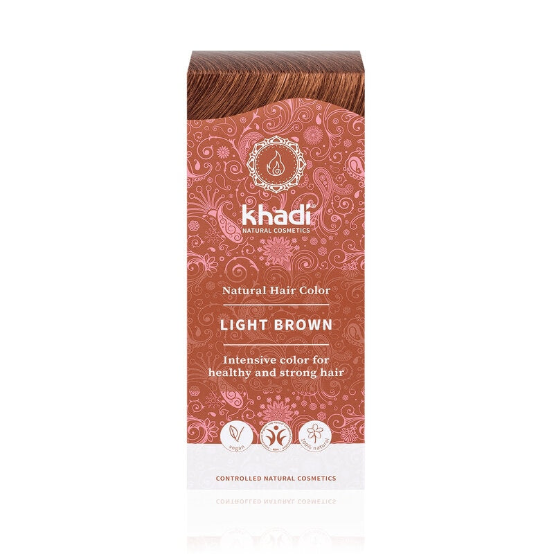 Khadi Hair Color Light Brown - 100g