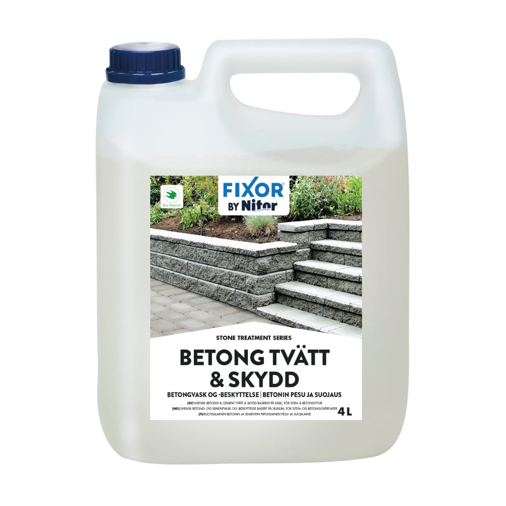 Fixor Stentvätt Betongtvätt & Skydd - 4L